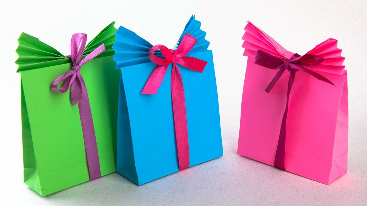 Easy Paper Gift Bag | Beautiful bag for small gifts