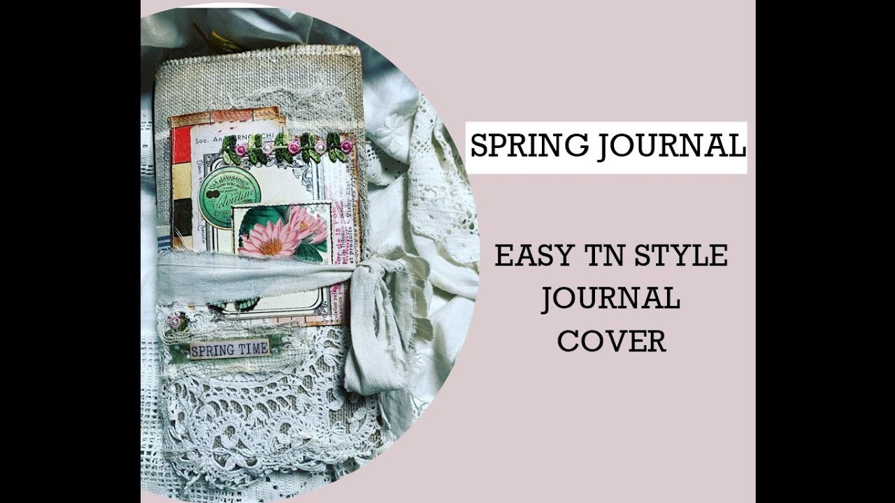 EASY TN style Journal Cover. (Spring Journal)