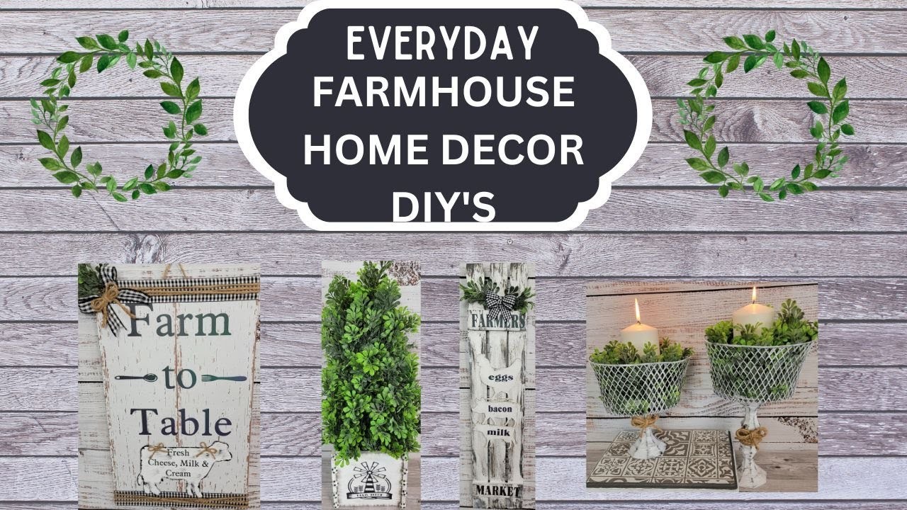 EVERYDAY FARMHOUSE HOME DECOR DIY'S.MERRYMADE HTV