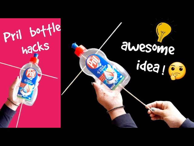 Genius way to reuse plastic bottles | Pril bottle craft idea| plastic bottle hacks |DIY