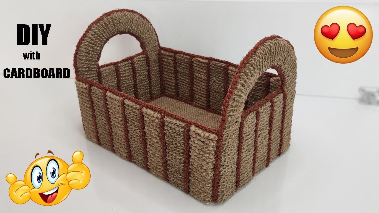 HANDMADE ORGANİZER STORAGE BASKET IDEAS - DIY BASKET