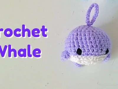 How To Crochet - Amigurumi Whale Keychain
