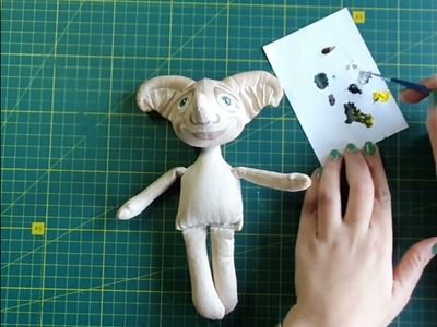 How to draw Dobby doll from Harry Potter. Добі із Гаррі Поттера Harry Potter handmade gifts