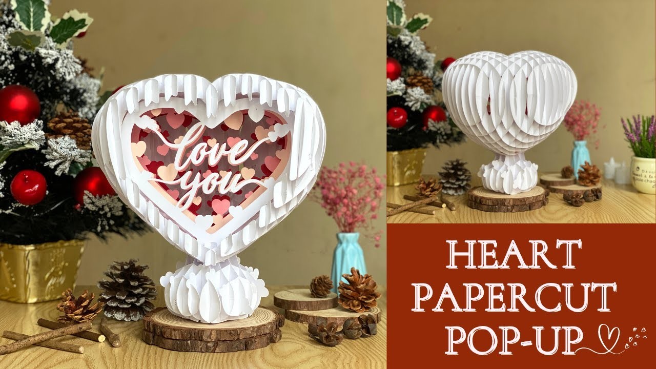 How To Make A Heart Popup Papercut