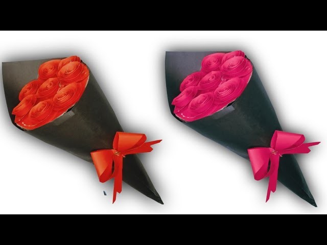 How to make paper flower। paper craft। Birthday Gift। gift box।