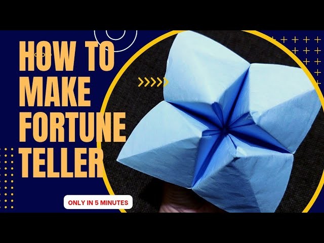 How To Make Paper Fortune Teller