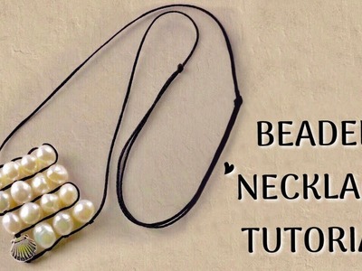 Jewelry Making | Beaded Necklace Tutorial | DIY Adjustable Necklace | How to make a Necklace