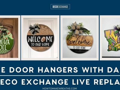 Make Door Hangers with Damon | DecoExchange Live Replay