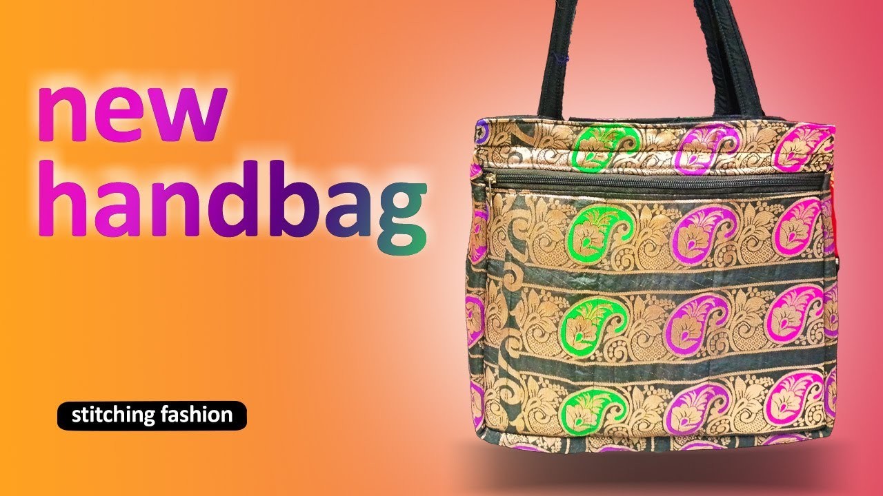 New hand bag \hnad bag made with beatiful  cloth \ new hand bag design