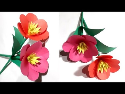 Paper Flower | Paper Craft | DIY flower | Origami | How To Make Paper Flower 1