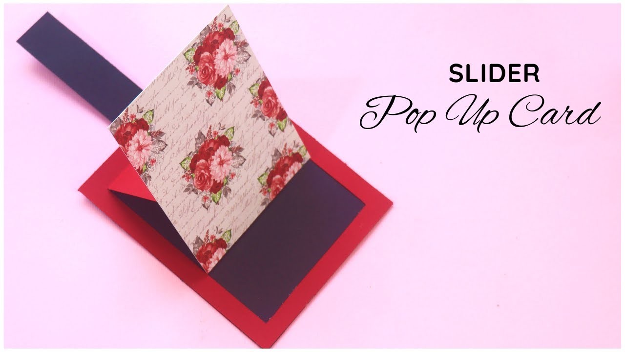 Pop Up Slider Card | DIY Valentine Card