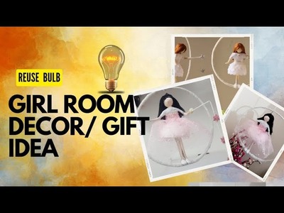 Purani Bulb ????Se Craft Idea | Old Bulb Braft Idea| Girl Room Decor |weast material Diy craft