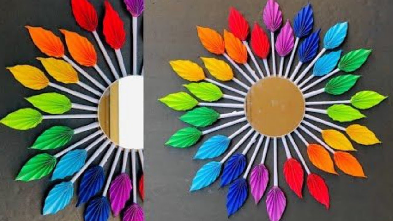 Unique Paper Wall Hanging Craft. Paper CraftFor Home Decoration. Easy Wall mate. DIY