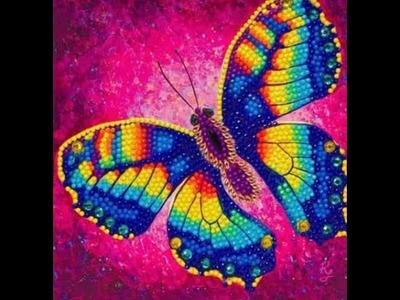 Whip And  Chat  Diamond  Painting Bella  The butterfly Stage 4