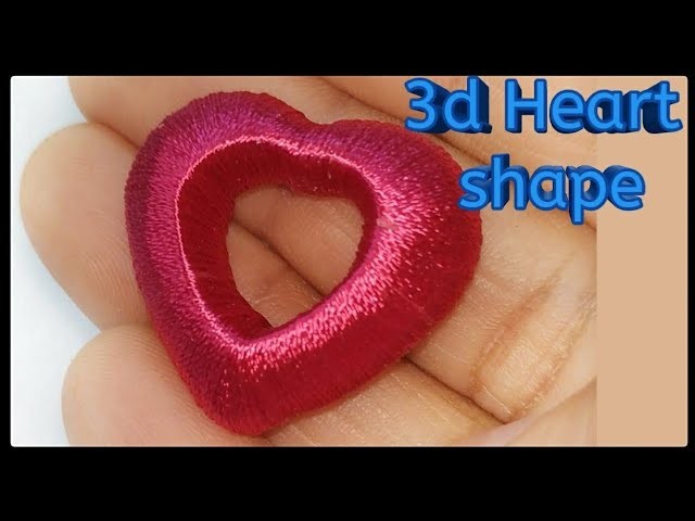 3d Heart shape | Heart shape chandbali wrapping | Chandbali wrapping | 3d heart | @SuhithCreations