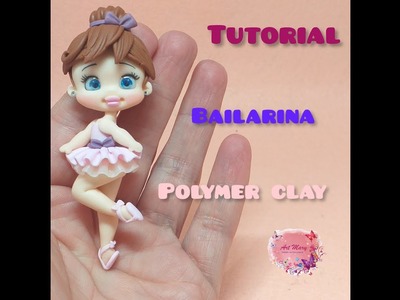 Ballerina tutorial in polymer clay @ArtMary