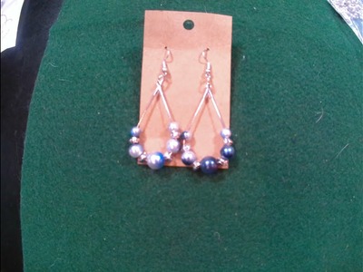 BLUE PEARL TEAR DROP EARRINGS   Made with Clipchamp