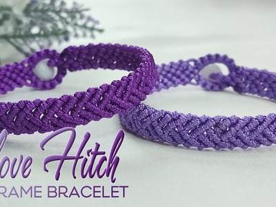 DIY Clove Hitch Macrame Bracelet | Thread Bracelet | Macrame Bracelet Tutorial