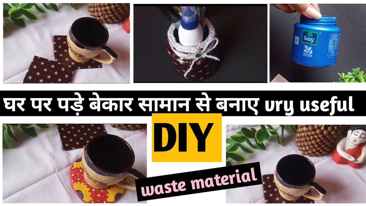 DIY Easy Table Decor Ideas.Home Decor.Best out of waste