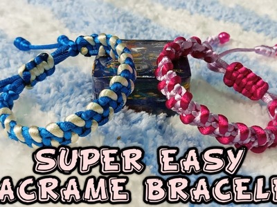 DIY Easy Way to Make Macrame Bracelet Good for Beginners step by step tagalog tutorial #21