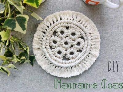 DIY Macrame Coaster | Step by Step Tutorial | How to Macrame