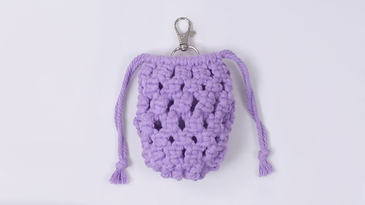 DIY Macrame Mini Pouch | Purse | Backpack | Keychain ~ Macrame Tutorial