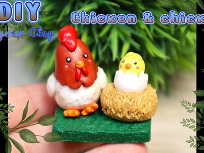 DIY Polymer clay| How to make a clay chicken in 15 minutes| Easy polymer clay| Polymer clay tutorial
