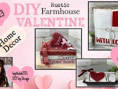 DIY Rustic Farmhouse Valentines Crafts | DIY Farmhouse Valentines Decor | DIY Valentines Crafts 2023