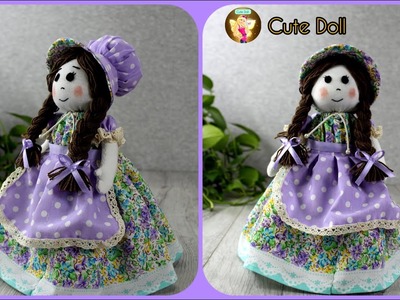 DIY Sock Doll:How to Make a Sock Doll, DIY dolls from socks #dolls #diy #socks