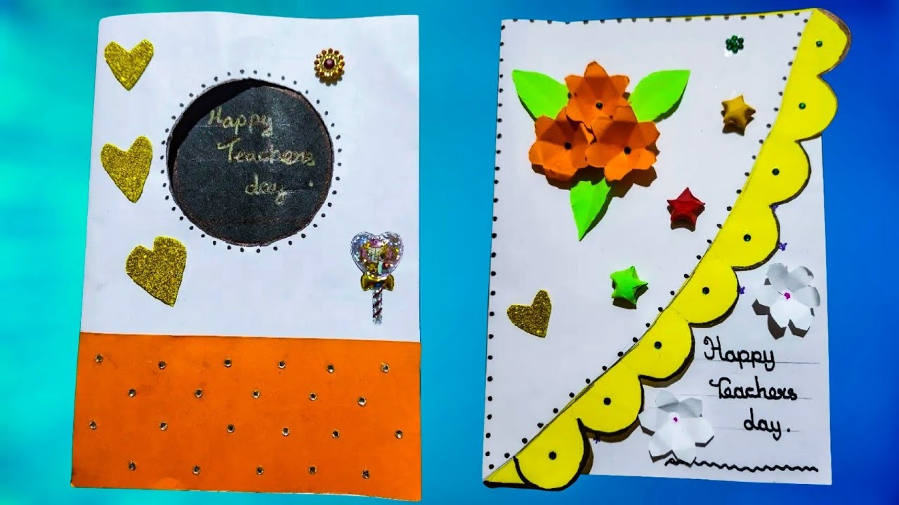 DIY || TEACHER'S Day Greetings card || 5 Minutes Craft