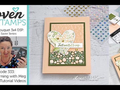 Ep 333, Simplest Card Layout Ever (with a Twist): 3x4 DSP Cards for Stampin' Up!®'s New Mini Catalog