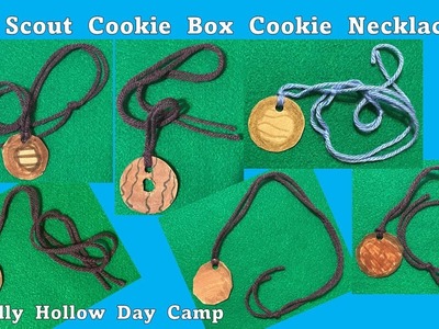 Girl Scout Cookie Box Cookie Necklaces