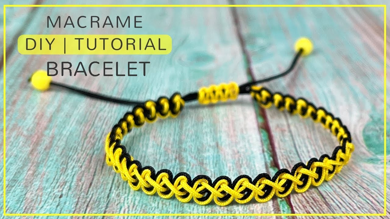 Handmade thread bracelet | DIY macrame bracelet step by step tutorial for beginners | Cute bracelet