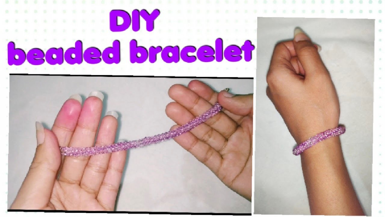 How to make a BEADED BRACELET by yourself - EASY & CUTE DIY IDEAS!