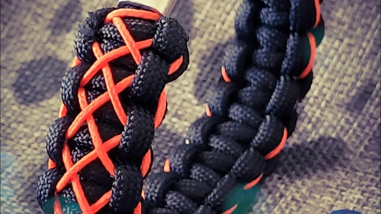 HOW TO MAKE a Cobra knot. Solomon knot bracelet with basic stitch tutorial #youtube #youtubeshorts