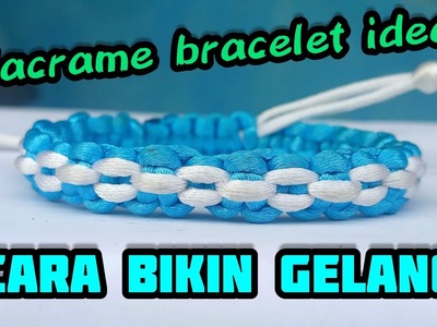 How to Make a Paracord Bracelet Chain Links Paracord | Square Knot Variation