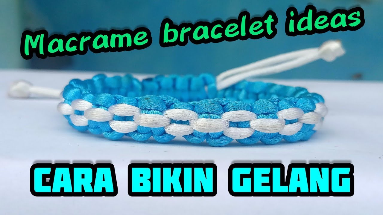 How to Make a Paracord Bracelet Chain Links Paracord | Square Knot Variation