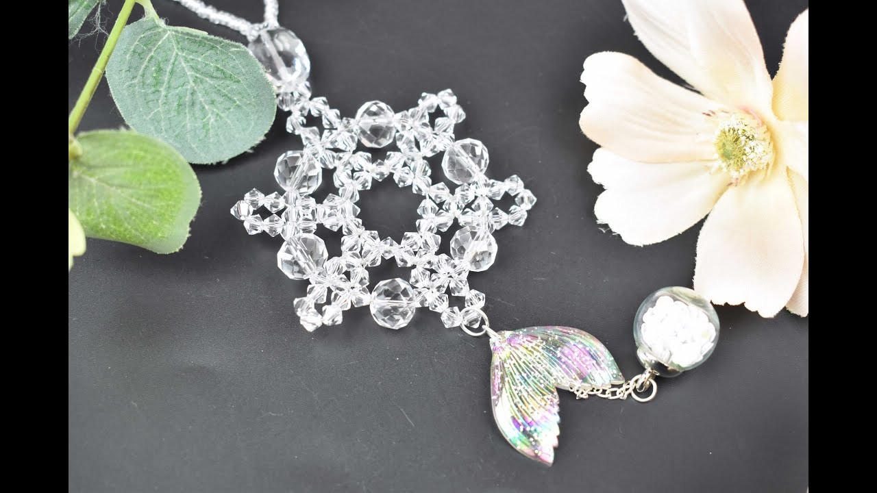 How to Make Crystal Snowflake Pendant