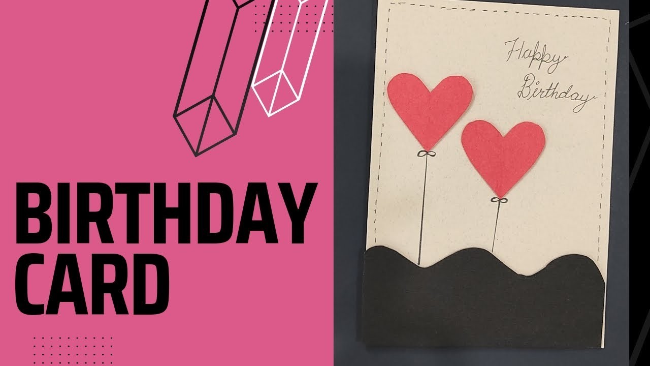 How to make sisters birthday card |diy cards, diy birthday cards