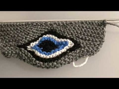 Knitting evil eye ???? pattern for different types home decor.pillows,canvas …. 