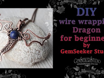 Let's make a gift together. DIY. Make a very simple Dragon for beginners. 10 minute jewelry.