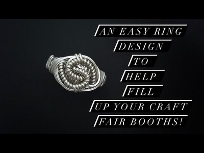 LET'S MAKE AN EASY WIRE WRAPPED RING! (No solder, no stones, no crazy tools necessary!)