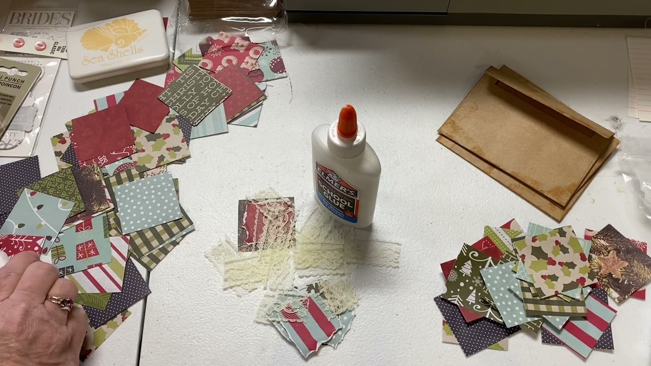 Making Junk Journal Ephemera Clusters #mixedmediatechniques