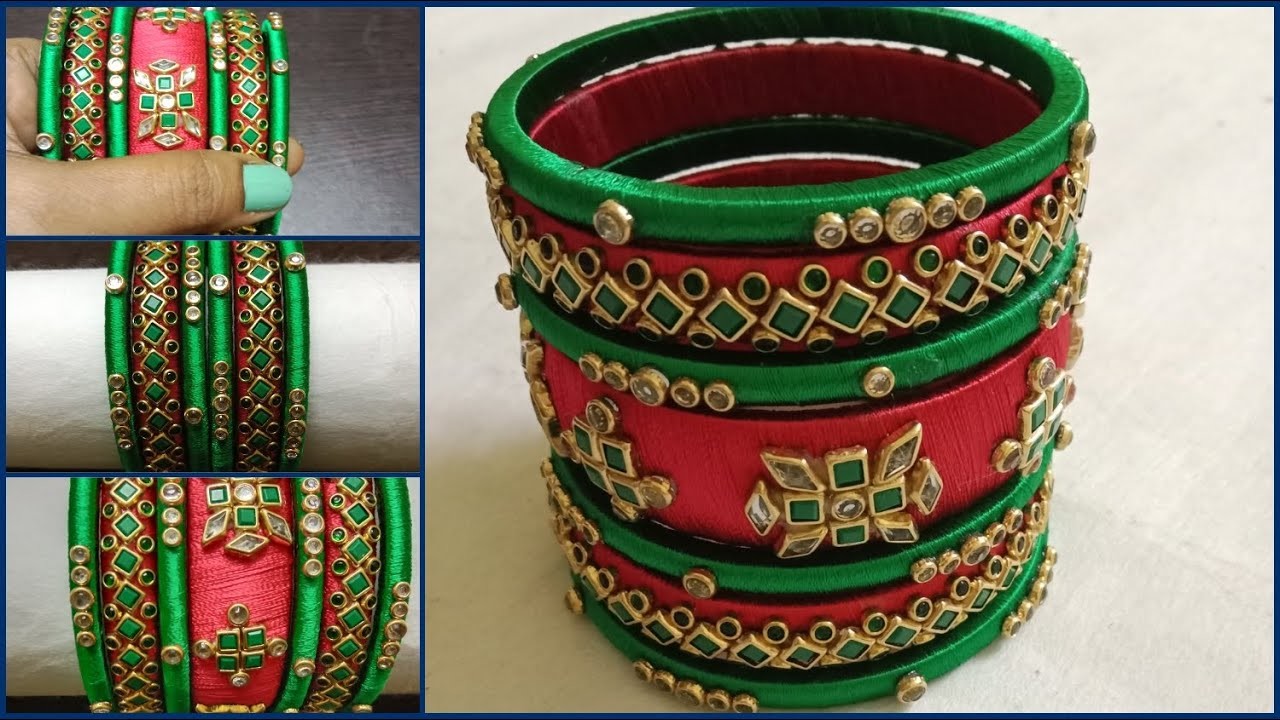 New Year 2023 Special Silk Thread Bangle | Hand crafted Silk thread Bangle | Online Shopping
