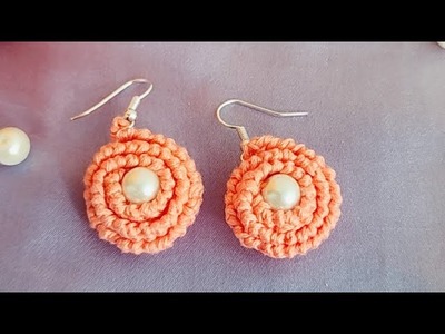 Poppy Crochet earrings tutorial in hindi