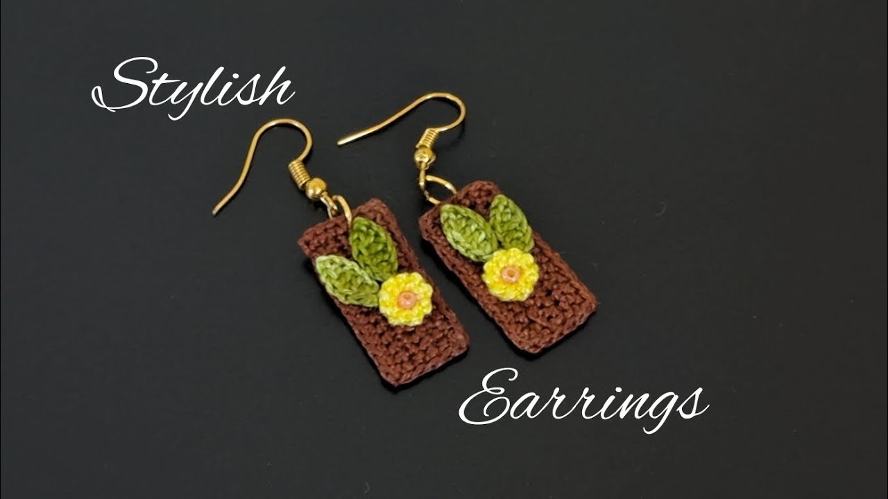 SIMPLE AND STYLISH EARRINGS | VERY EASY PATTERN
