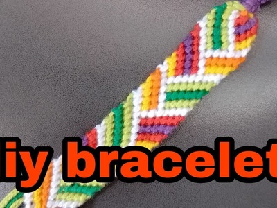 Step by step tutorial|how to make bracelet|simple easy bracelet|#macrame #chevron@alzdiytv