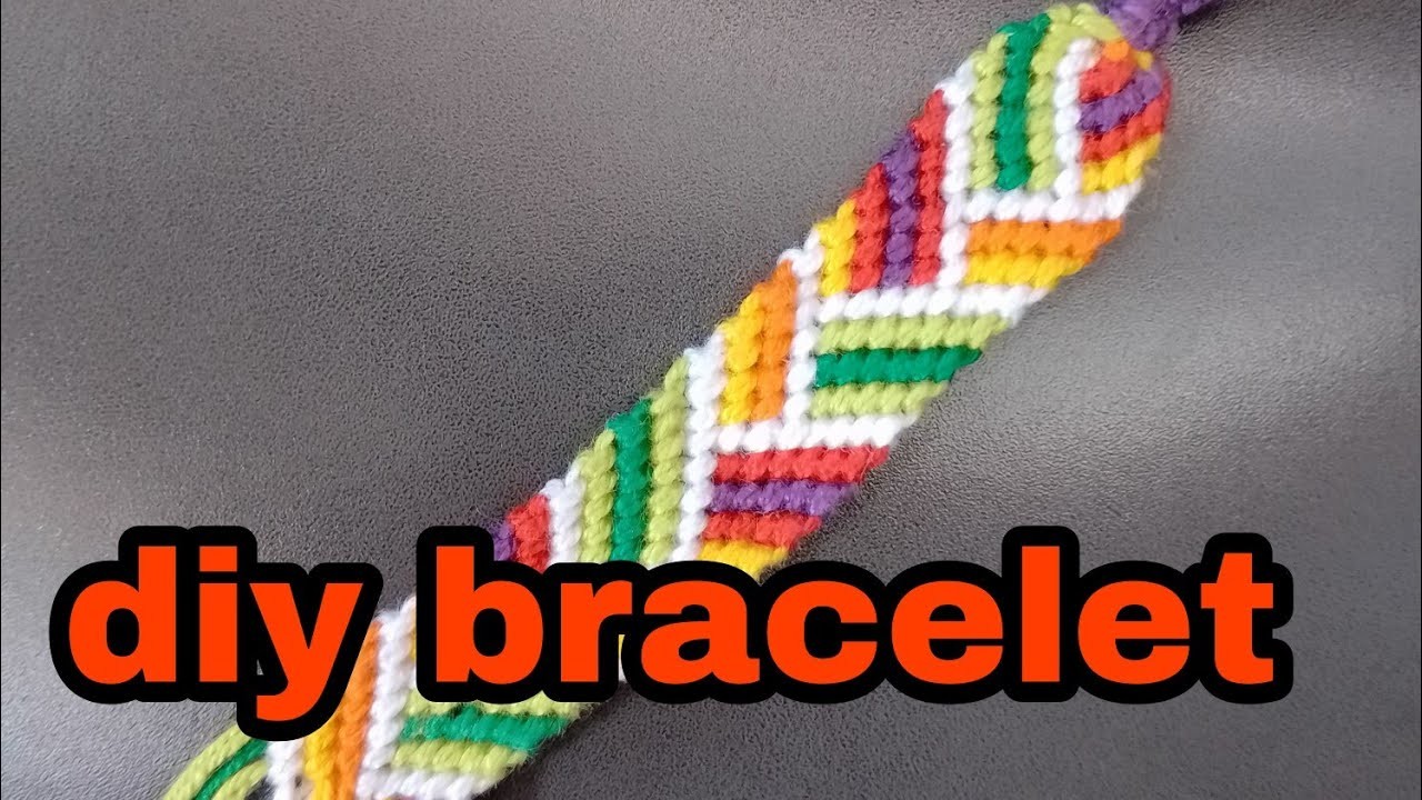 Step by step tutorial|how to make bracelet|simple easy bracelet|#macrame #chevron@alzdiytv