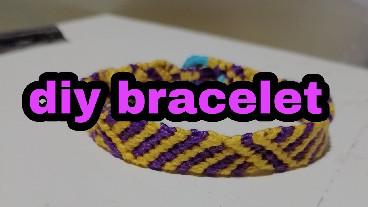 Step by step tutorial on how to make bracelets at home #macrame #chevron #diy @alzdiytv
