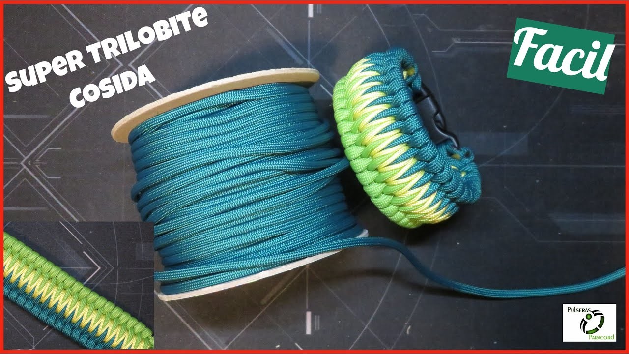 SUPER TRILOBITE COSIDA - Paracord Bracelet - DIY - Crafts